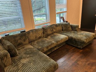 OBO Brand New Green Corduroy Couch