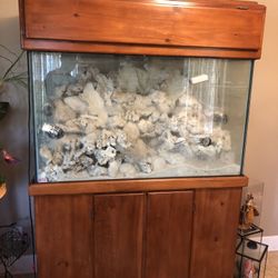 Salt water fish tank with lots and lots coral