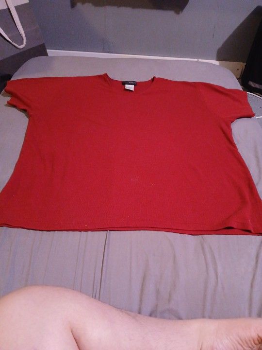 Thick Like Sweater Short Sleeve Shirt