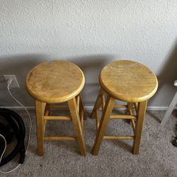 Wooden Bar Stools