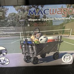 MacWagon Wagon W/Zippered Tailgate & table 300LB Weight Capacity 