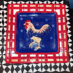 Rooster Plate 