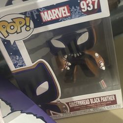 Funko pop marvel gingerbread black panther