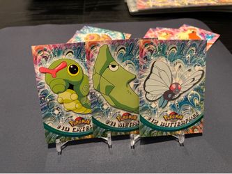 Caterpie Metapod Butterfree #10-12 Topps Lot