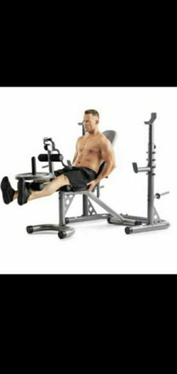 Weider xrs 20 olympic discount workout rack & bench stores