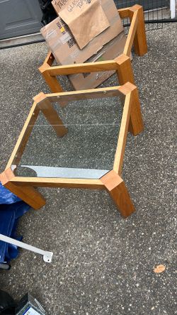 Glass table tops