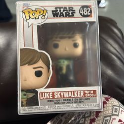 Funko Pop, Luke Skywalker With Grogu