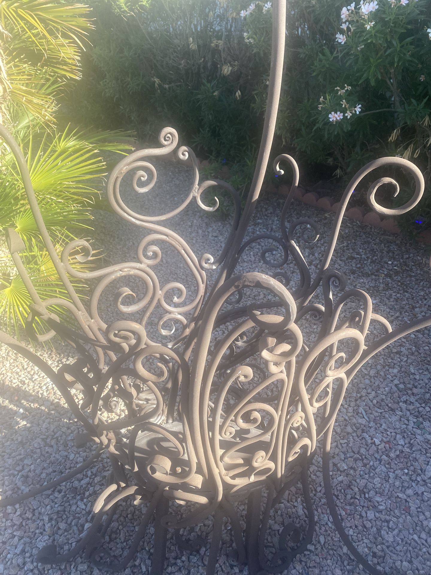 Wrought Iron Planter