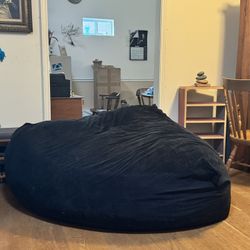 Black Soft Beanbag Huge Ultimate Sack