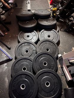 Rogue bumper plates Olympic weights