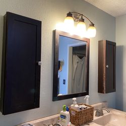 Bathroom Cabinets and Mirror