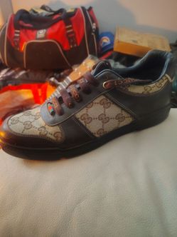 Gucci GG Monogram Low-Top Sneakers