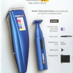 Conair men's razor/ Home Haircutting Kit / Razuradora De Hombre Kit Para La casa 