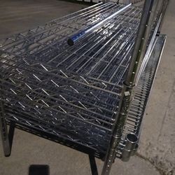 2 Sets Stainless Steel Metro Racks