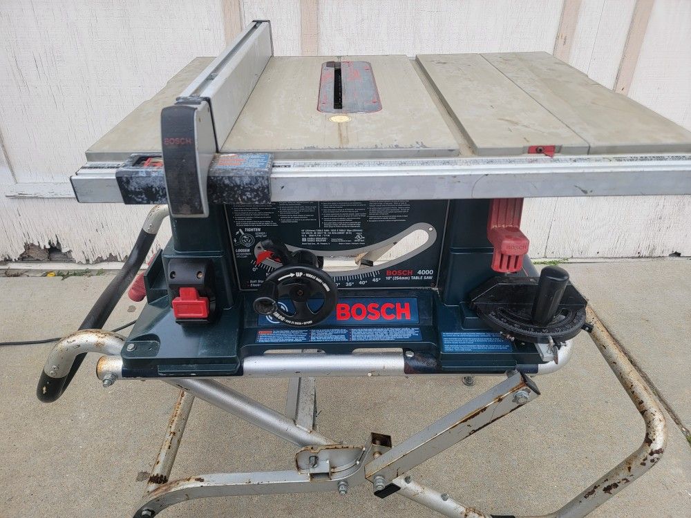 Heavy Duty Bosh Table saw w/ Dolly (OBO)