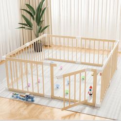 Brand New Baby Playpen, Wooden and Toddler Playpen,