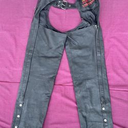 Motorcycle Leather Chaps