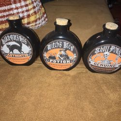 3 Halloween Bottles 