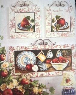 Home. 🏠 interior.  “   3 cuadros.  🍎🍃🍎