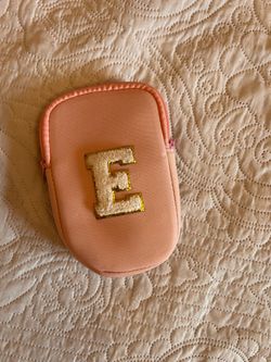 Initial water bottle pouch