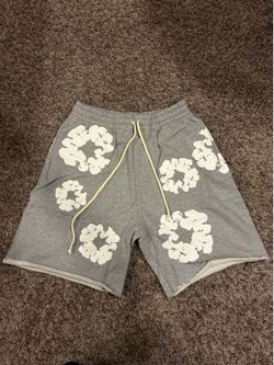Denim Shorts Gray