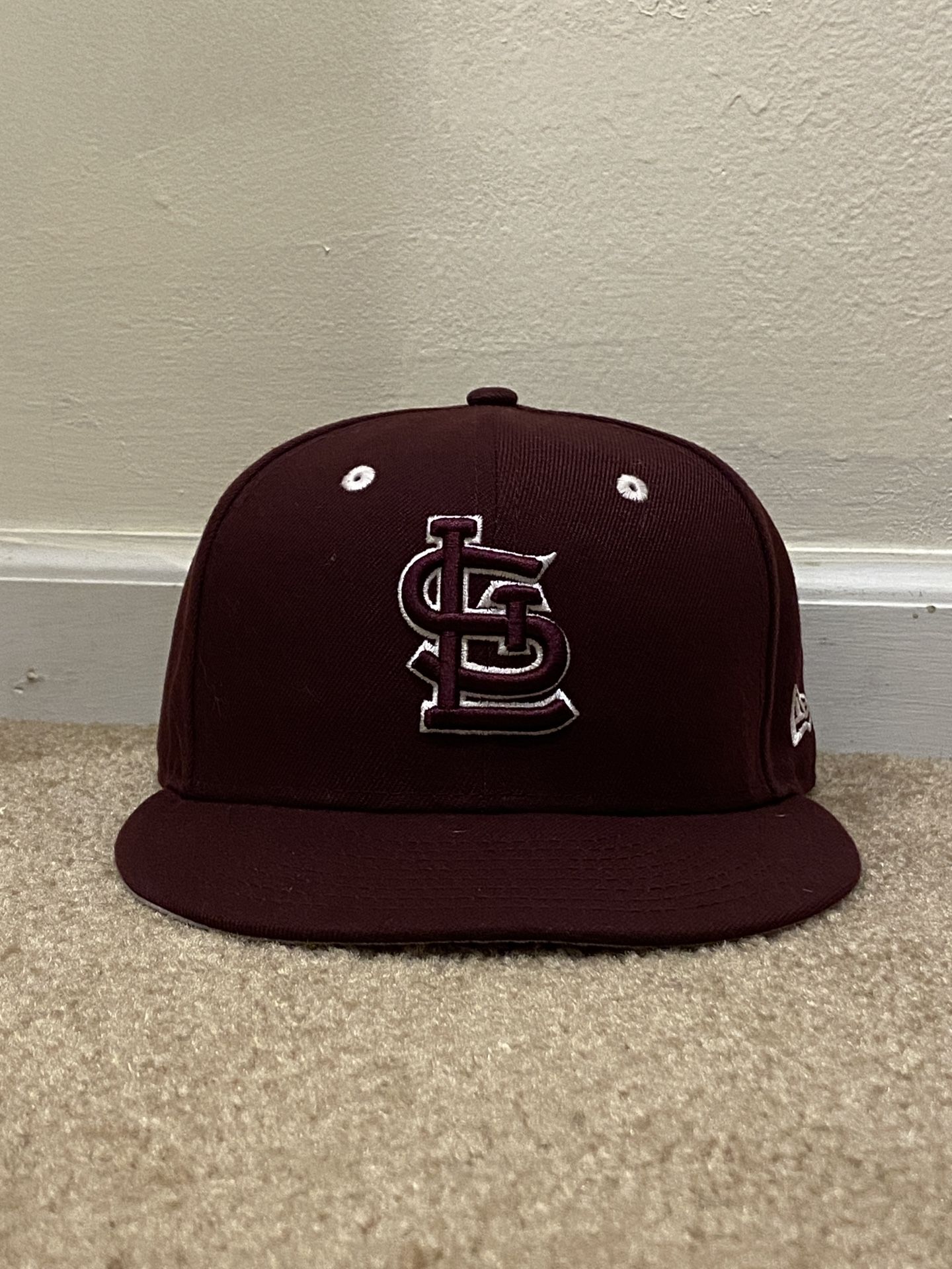 St. Louis Cardinals New Era 59Fifty Fitted Cap Maroon 7 1/4 – Authentic MLB