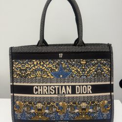 Christian Dior book tote bag
