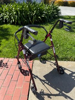 Medline Rollator Walker with Seat