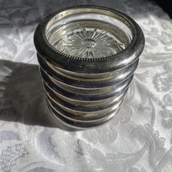 Antique Silver plate Coasters