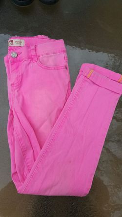 Pink skinny jean