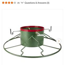 Yard Butler Santa's Helper - Easy to Use & Assemble Christmas Tree Stand - Durable & Sturdy Stand Made with Anti-Rust Steel - Beautiful Addition to Ho