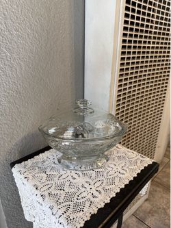 Princess House Dulcera Grande Con Tapadera De Crystal Fantasia