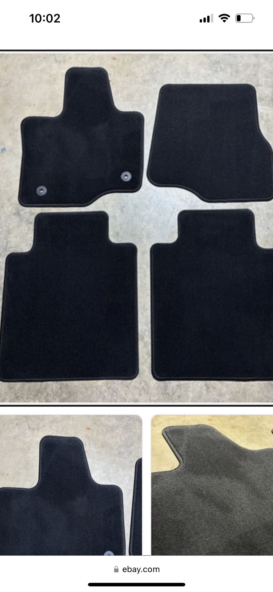 Ford F150 Car Floor Mats Brand New Set Of 4 Mats and 2 Front Weather Tech Floor Mats
