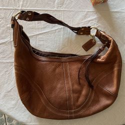 Coach Hobo Brown Leather Purse