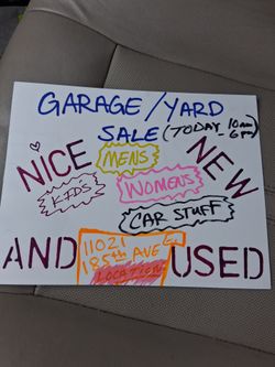 1 day only awesome yard sale 11021 185th Ave e bonney lake wa 98391