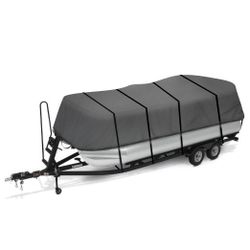 North East Harbor Heavy Duty Waterproof Gray Pontoon Cover 100 Or Best Offer