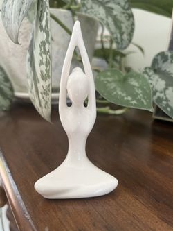 Ceramic Yoga Figurine