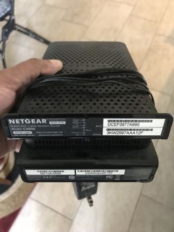 Netgear c3000 Modem & Router