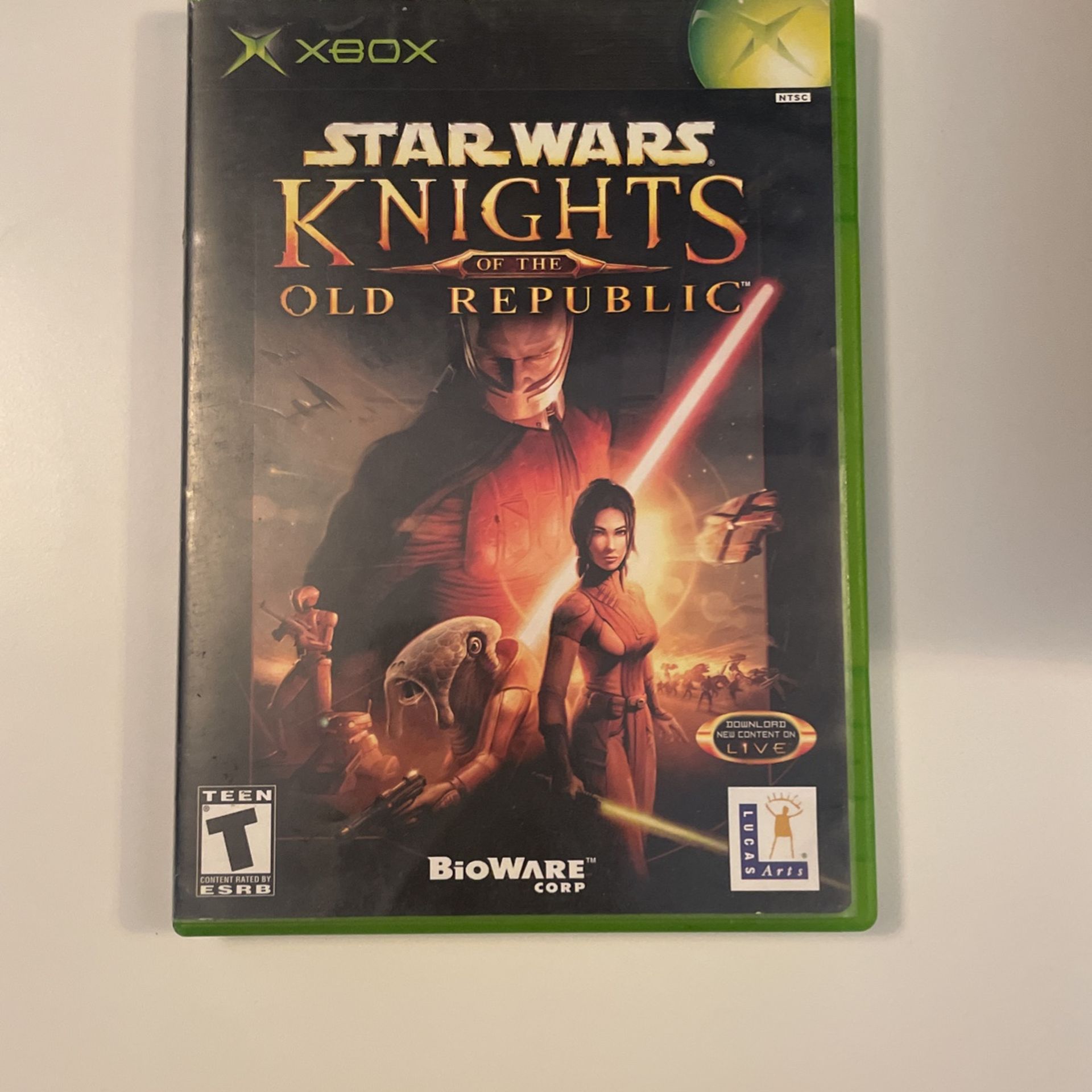XBOX STAR WARS KNIGHTS OF THE OLD REPUBLIc