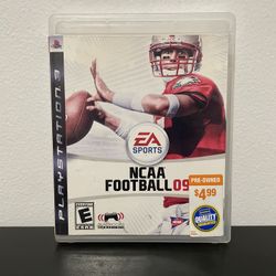 NCAA Football 09 PS3 PlayStation 3 Sony Video Game College Retro
