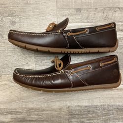 Brown Mens Timberland Loafers Sz 9.5 Like New Brand New Never Worn