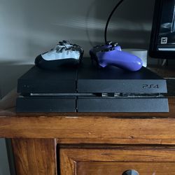 PS4 w/ Games, Controllers, Cables