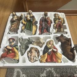 10pc Large nativity set
