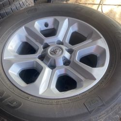 Toyota Rims And Tires Size 17 Fit In Tacoma Tundra 6 Lugs