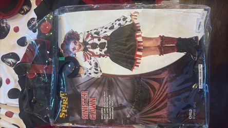 Spirit Sinister Clown Kids Halloween Costume