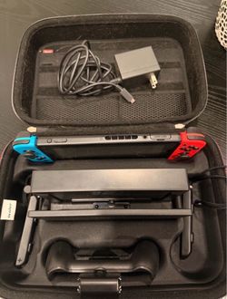 Nintendo Switch with Dock, Charger & Carry Case