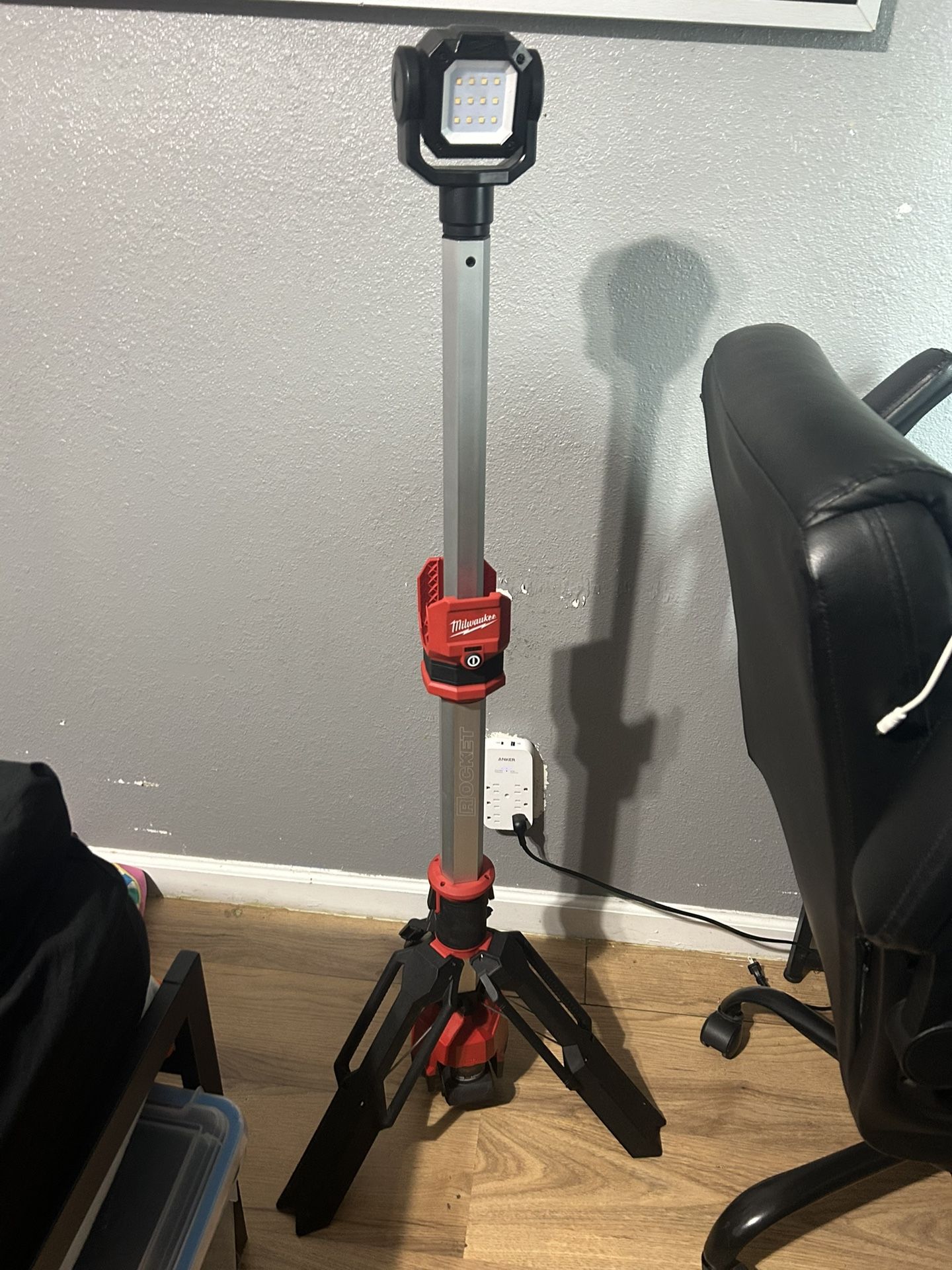 M12 12-Volt Lithium-Ion Cordless 1400 Lumen ROCKET LED Stand Work Light (Tool-Only)