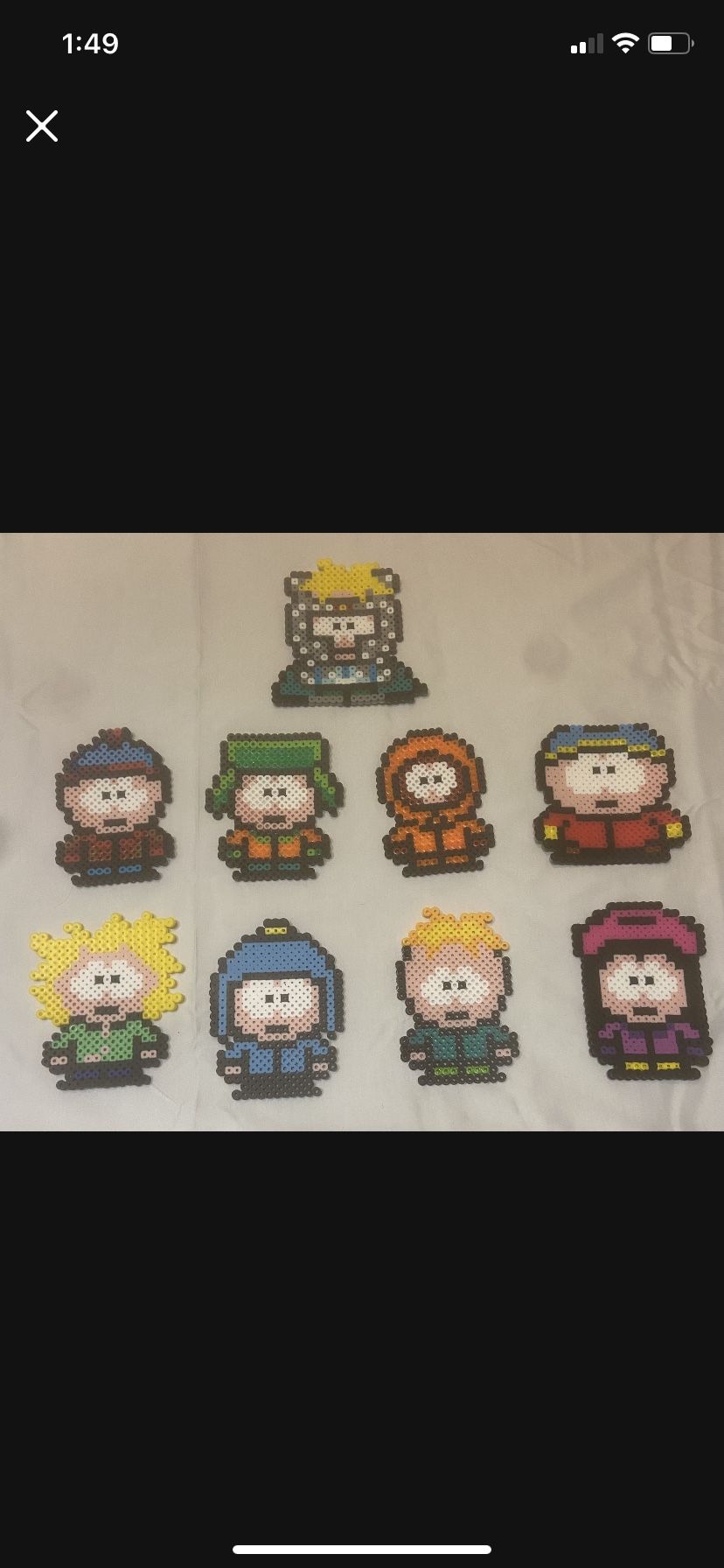 South Park Perler Bead Art 