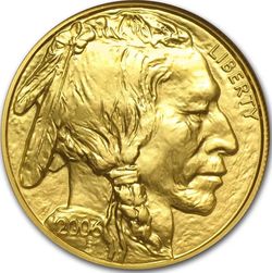 .9999 Pure 24k Bu Gold Buffalo 1oz