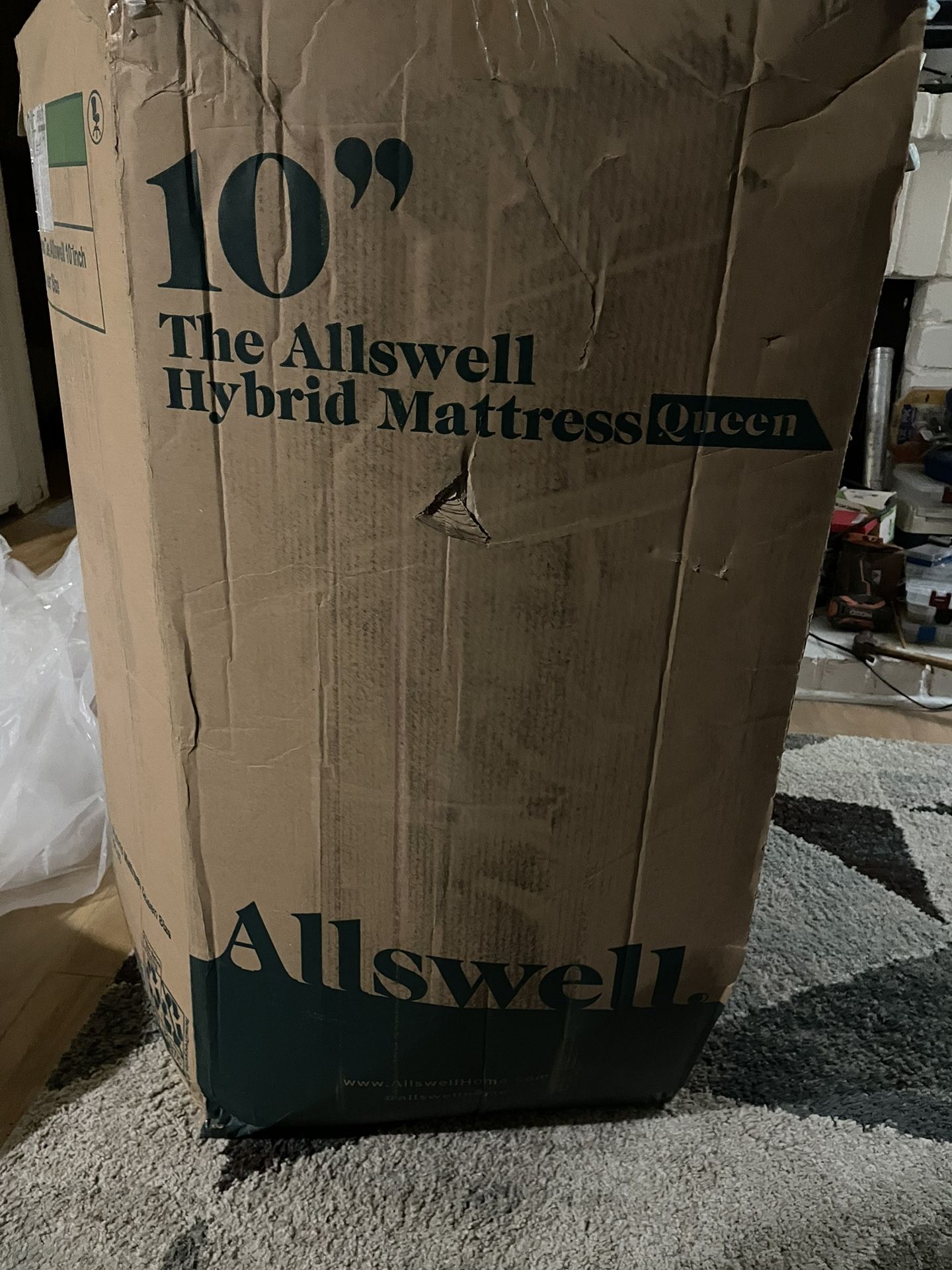 10” The Allswell Hybrid Queen Mattress